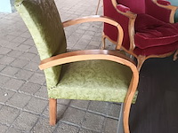 Lot 203 - retro armstoelen. 2 stuks - afbeelding 3 van  4