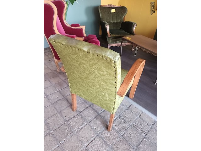 Lot 203 - retro armstoelen. 2 stuks - afbeelding 4 van  4