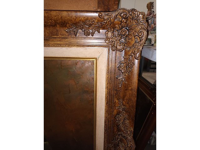 Lot 203 - schilderij in kader. gesigneerd - afbeelding 5 van  5