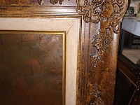 Lot 203 - schilderij in kader. gesigneerd - afbeelding 5 van  5