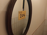 Lot 204 - ovalen spiegel - afbeelding 2 van  2