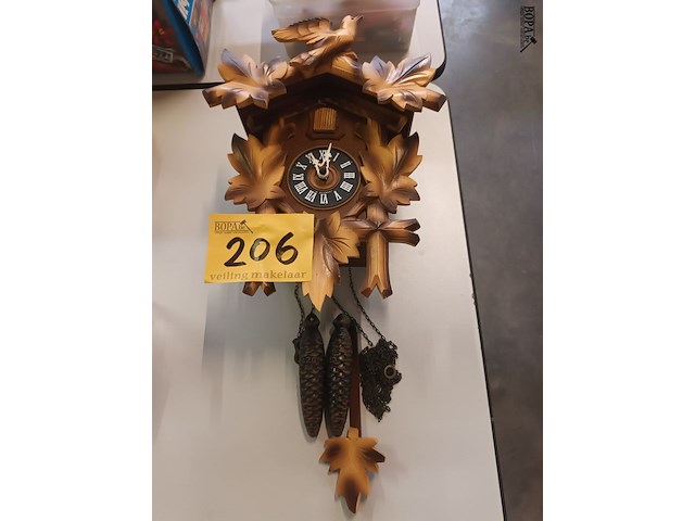 Lot 206 - koekoeksklok - afbeelding 1 van  3