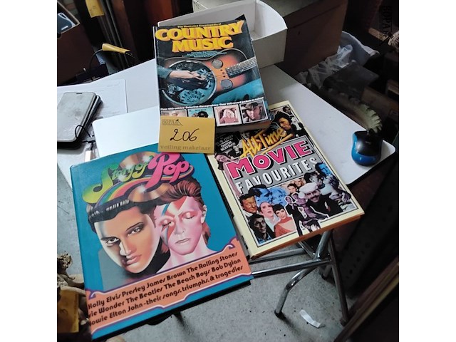Lot 206 - lot boeken country - pop 3 verzamelitems - afbeelding 1 van  1