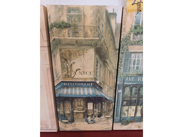 Lot 207 - kaders restaurant. 4 stuks - afbeelding 3 van  5