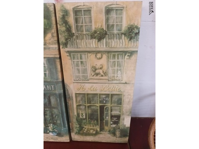 Lot 207 - kaders restaurant. 4 stuks - afbeelding 5 van  5