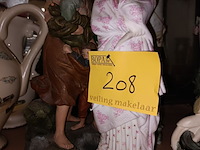 Lot 208 - biscuit beelden. 5 stuks - afbeelding 3 van  4