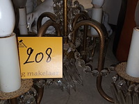 Lot 208 - luchter 4 armen - afbeelding 3 van  3
