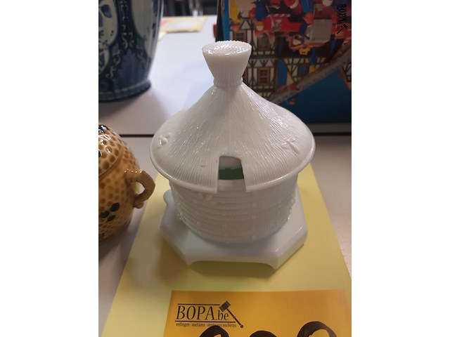 Lot 208 - meli honing potjes. 2 stuks - afbeelding 3 van  4