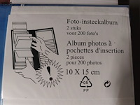 Lot 209 - fotoalbums, 3 stuks - afbeelding 2 van  3