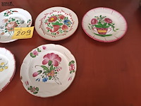Lot 209 - franse sierborden. 7 stuks - afbeelding 3 van  5