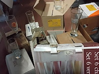 Lot 209 - verzameling glazen diverse merken - afbeelding 1 van  1