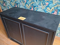 Lot 209 - zwart onthaalmeubel - afbeelding 1 van  2