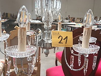 Lot 21 - luster met kristallen - afbeelding 2 van  5