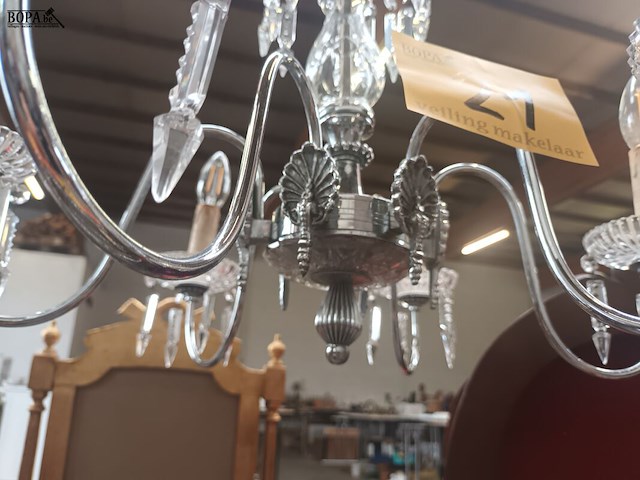 Lot 21 - luster met kristallen - afbeelding 3 van  5