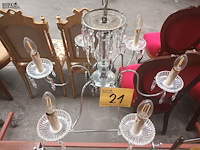 Lot 21 - luster met kristallen - afbeelding 5 van  5