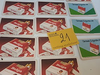 Lot 21 - vintage verzamel viltjes belga en claremont. 14 stuks