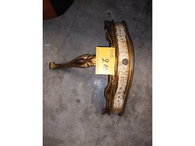 Lot 210 - italiaanse wandconsole met lade - afbeelding 2 van  6