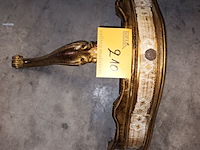 Lot 210 - italiaanse wandconsole met lade - afbeelding 2 van  6