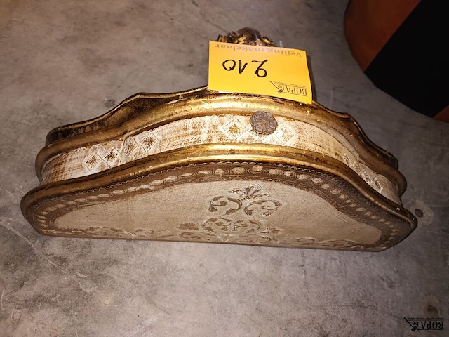 Lot 210 - italiaanse wandconsole met lade - afbeelding 3 van  6