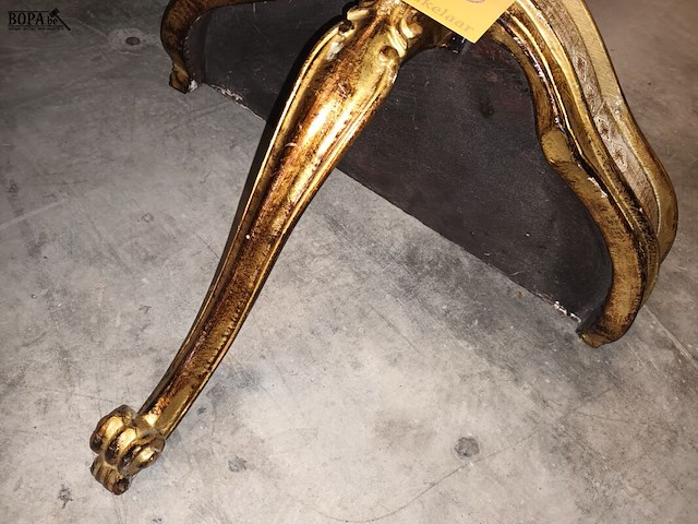 Lot 210 - italiaanse wandconsole met lade - afbeelding 4 van  6