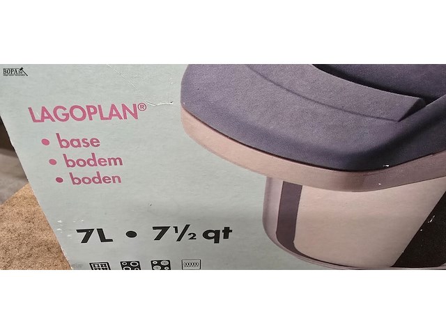 Lot 210 - snelkookpot lagostina, nieuw in doos - afbeelding 2 van  4