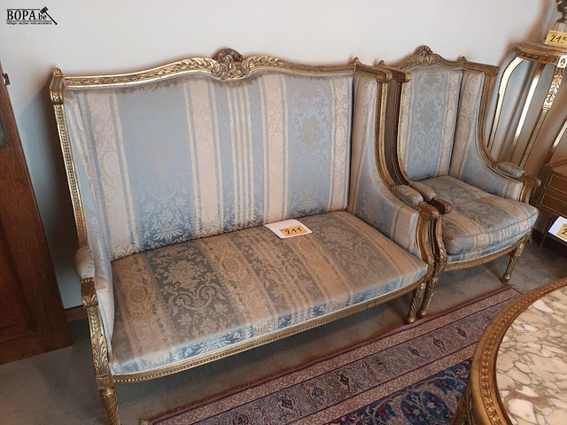 Lot 211 - antieke salon - afbeelding 1 van  7