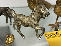 Lot 211 - metalen dierenfiguren - 6 stuks - afbeelding 4 van  6