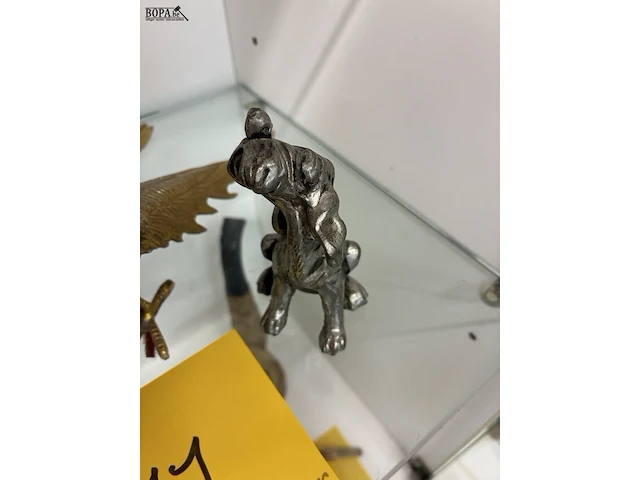 Lot 211 - metalen dierenfiguren - 6 stuks - afbeelding 6 van  6