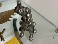 Lot 211 - metalen dierenfiguren - 6 stuks - afbeelding 6 van  6