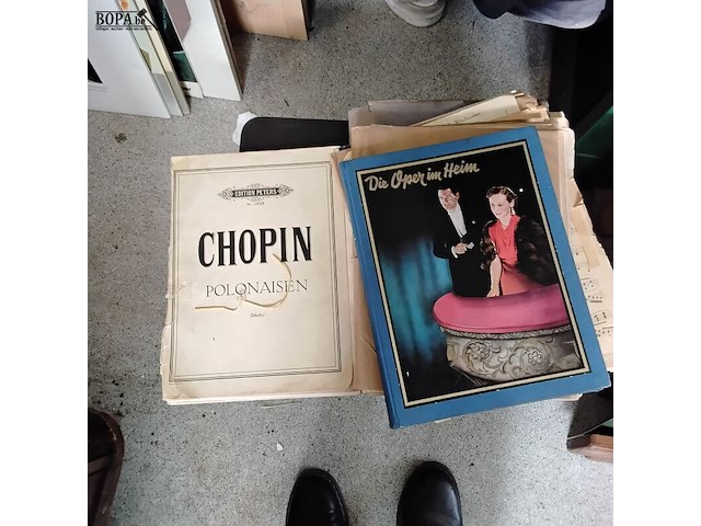 Lot 212 - lot partituren opera - odeon - afbeelding 4 van  9