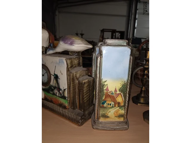 Lot 212 - schouwgarnituur - afbeelding 2 van  3