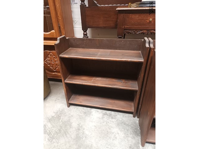 Lot 213 - boekenrek in 3 delen - afbeelding 3 van  5