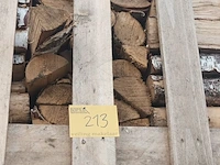 Lot 213 - houten kist met brandhout - afbeelding 4 van  4