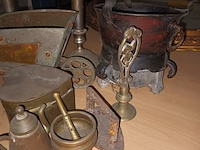Lot 213 - koperen decoratie. 14 stuks - afbeelding 2 van  4