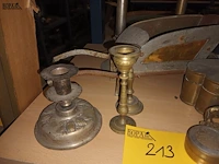 Lot 213 - koperen decoratie. 14 stuks - afbeelding 4 van  4