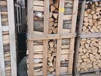 Lot 214 - houten kist met brandhout