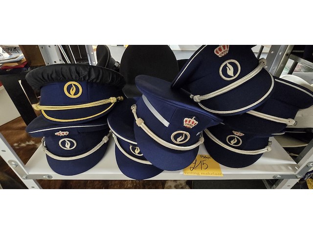 Lot 215 - belgië 7 kepies - afbeelding 1 van  5