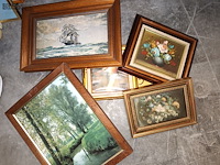 Lot 215 - kleine kaders. 9 stuks - afbeelding 1 van  4