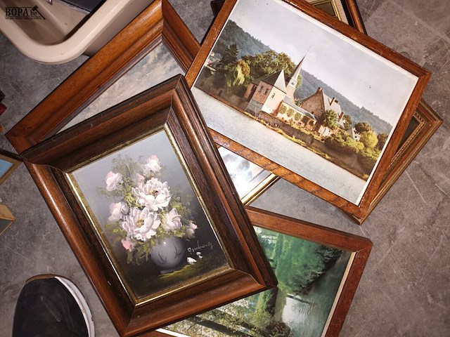 Lot 215 - kleine kaders. 9 stuks - afbeelding 3 van  4