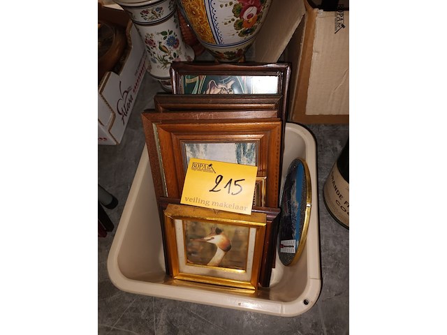 Lot 215 - kleine kaders. 9 stuks - afbeelding 4 van  4