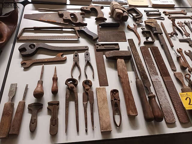 Lot 216 - antiek gereedschap. 75 stuks - afbeelding 3 van  4