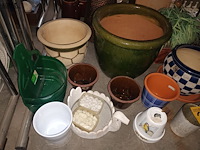 Lot 216 - bloempotten. 19 stuks - afbeelding 2 van  4