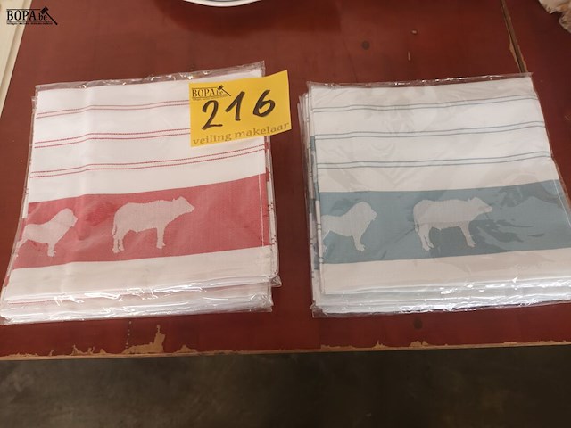 Lot 216 - keukenhanddoeken. 10 stuks - afbeelding 1 van  3