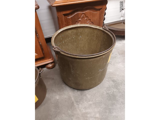 Lot 216 - koperen ketel - afbeelding 3 van  3