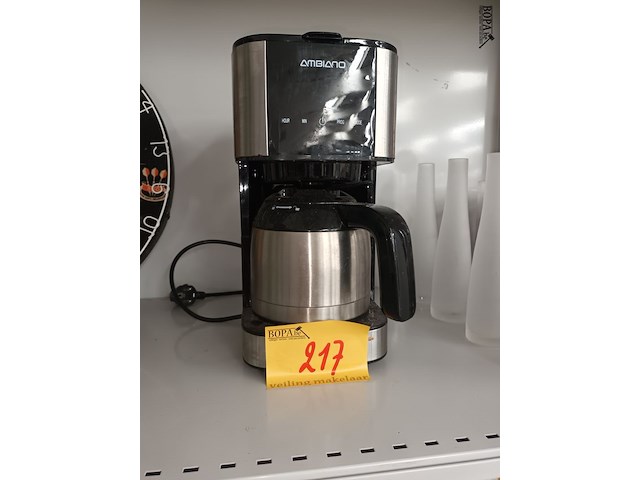 Lot 217 - ambiano programmeerbare koffiezet - afbeelding 3 van  3
