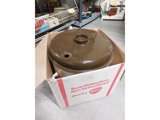 Lot 217 - grote kookpot weck - afbeelding 1 van  2