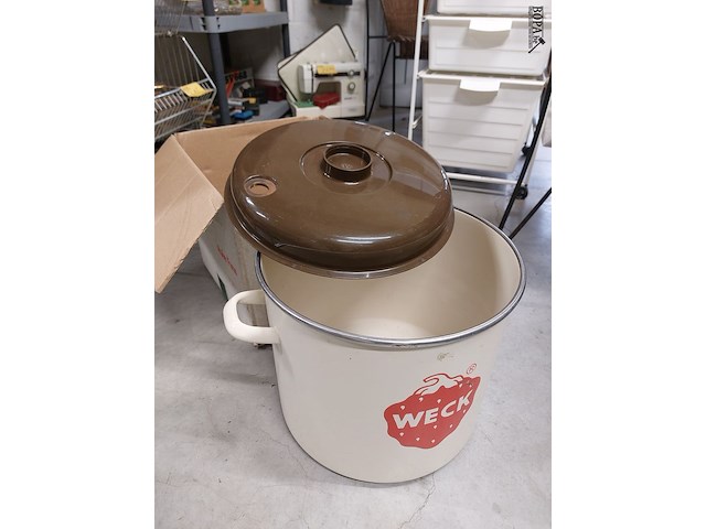 Lot 217 - grote kookpot weck - afbeelding 2 van  2