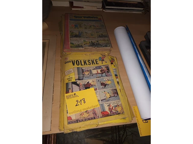 Lot 218 - lot stripmagazines ons volkske - afbeelding 2 van  4