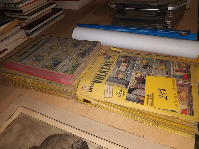 Lot 218 - lot stripmagazines ons volkske - afbeelding 3 van  4