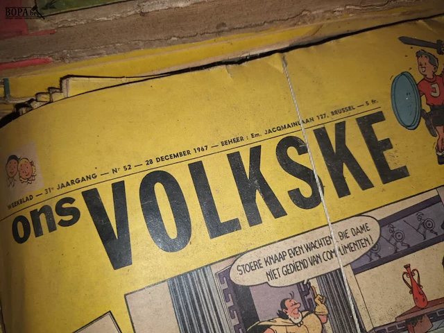 Lot 218 - lot stripmagazines ons volkske - afbeelding 4 van  4